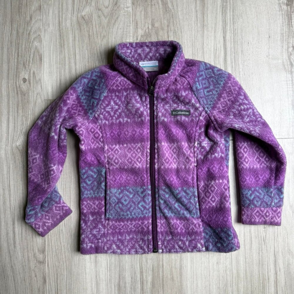Columbia Benton Fleece II Jacket Fair Isle Purple